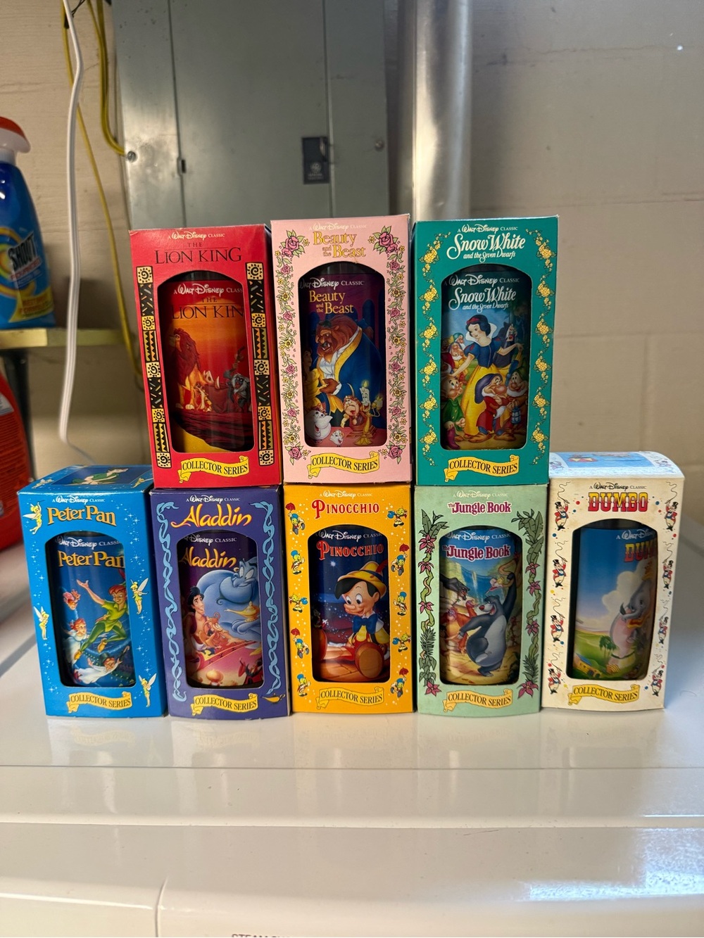 Walt Disney Classics Collector Series Set of 8 in Box 1994 Burger King Release